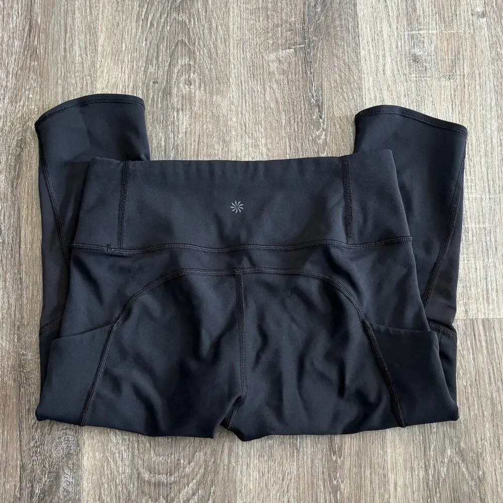 Athleta All In Crop Legging Black #210144 - Size: Small - Picture 7 of 10